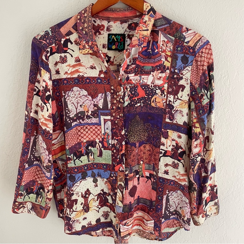 Vintage Jams World Emperor Print Top
